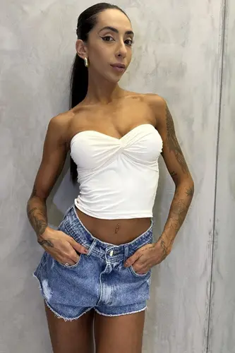CROPPED S/ALÇA MALIKA